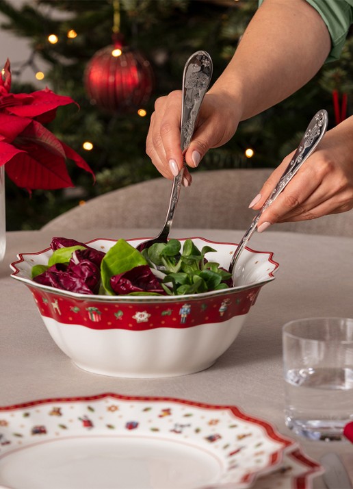 Villeroy & Boch Toy's Delight saladebestek 2-delig - achterkant zilver