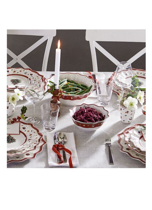 Villeroy & Boch Toy's Delight saladeschaal 25 cm - detail 2 steenrood