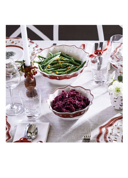 Villeroy & Boch Toy's Delight saladeschaal 25 cm - detail 3 steenrood
