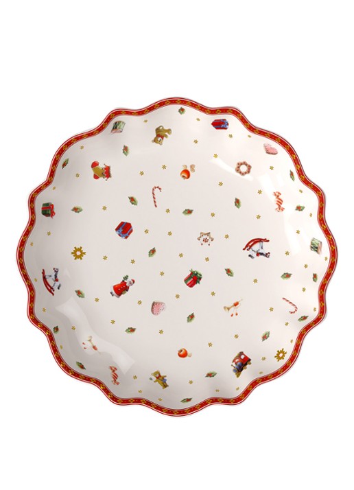 Villeroy & Boch Toy's Delight schaal 24 cm  - voorkant 2 gebroken wit