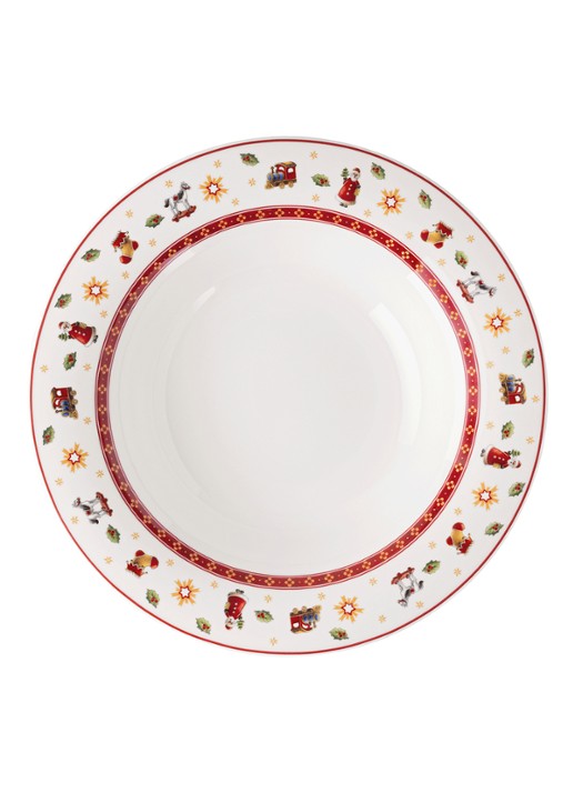 Villeroy & Boch Toy's Delight Specials diep bord 23 cm - voorkant 3 gebroken wit