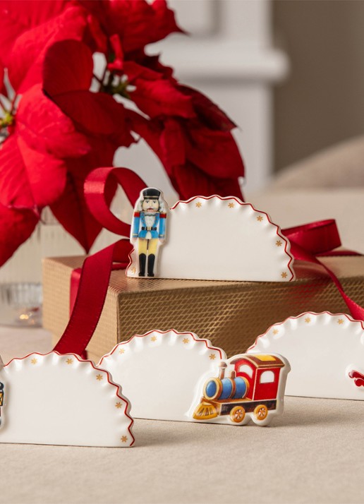 Villeroy & Boch Toy's Delight tafelkaart set van 4 - voorkant 4 wit