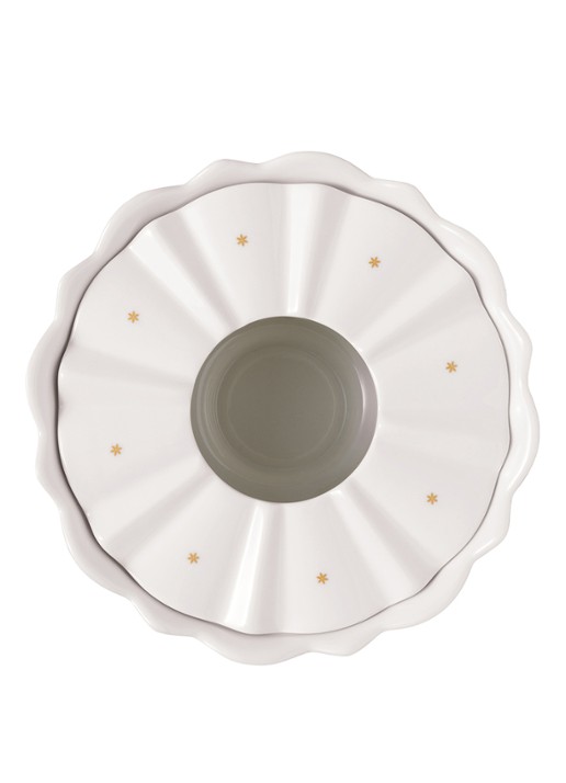 Villeroy & Boch Toy's Delight theelicht - voorkant 3 gebroken wit
