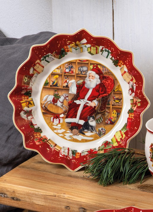 Villeroy & Boch Toy's Fantasy serveerschaal 25 cm - detail 3 steenrood