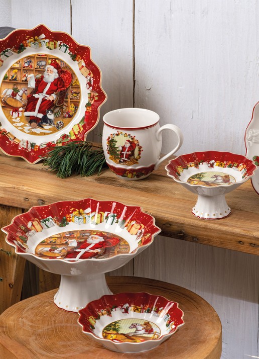 Villeroy & Boch Toy's Fantasy serveerschaal 25 cm - detail 4 steenrood