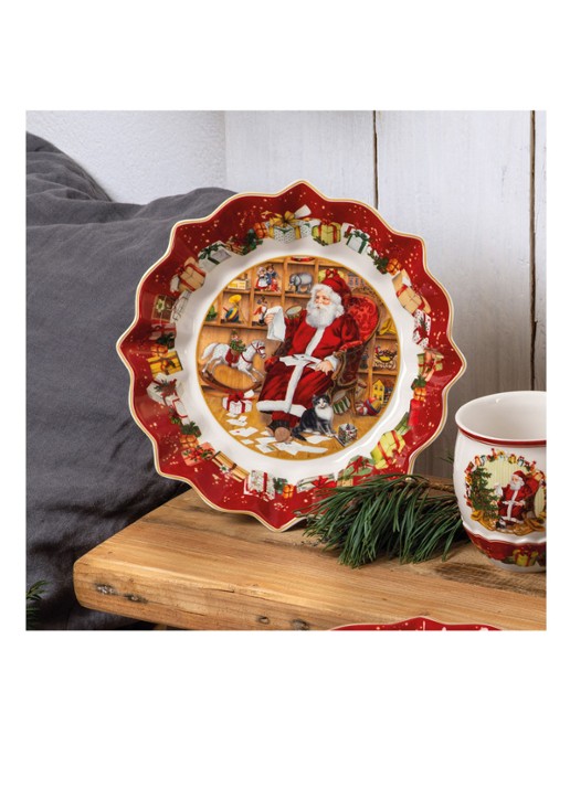 Villeroy & Boch Toy's Fantasy serveerschaal 25 cm - detail 5 steenrood