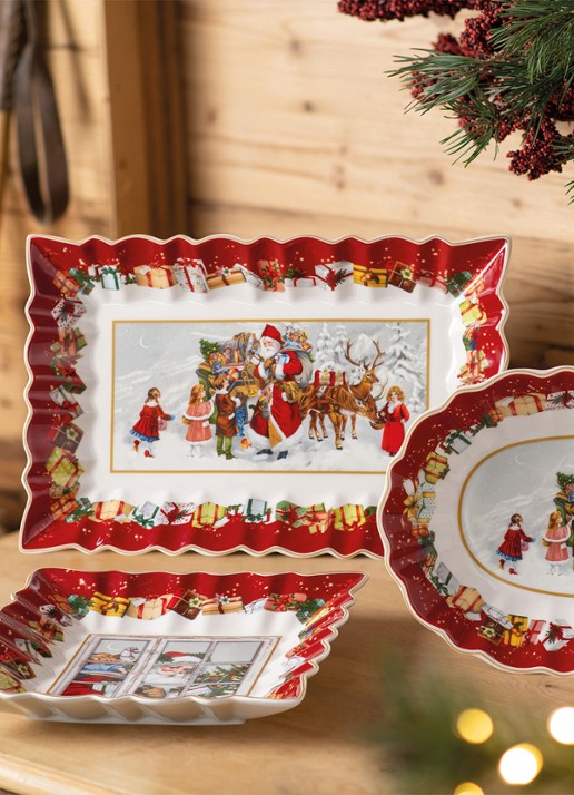 Villeroy & Boch Toy's Fantasy serveerschaal 36 cm - detail 3 steenrood