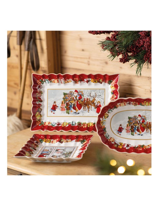 Villeroy & Boch Toy's Fantasy serveerschaal 36 cm - detail 6 steenrood