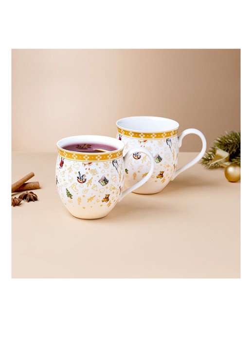 Villeroy & Boch Toys Delight kerstmok 35 cl set van 2 - detail 2 goud