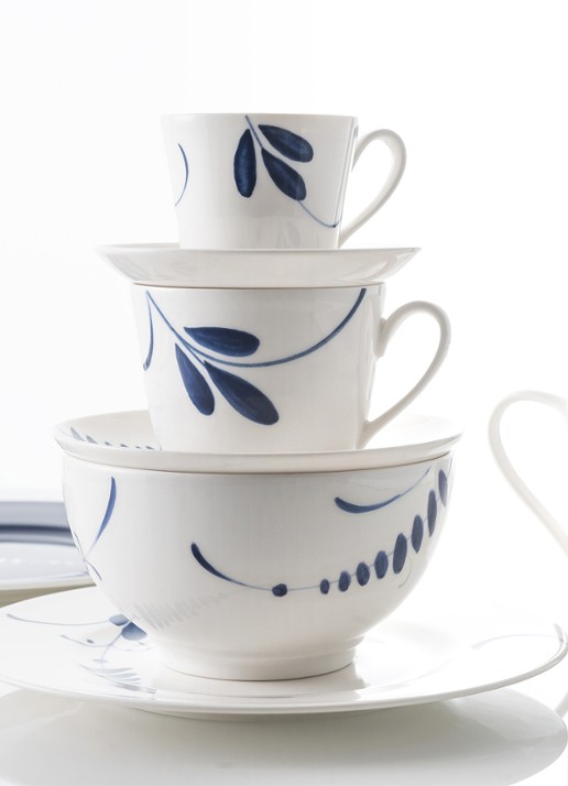 Villeroy & Boch Vieux Luxembourg Brindille espressokopje 10 cl - voorkant 3 gebroken wit