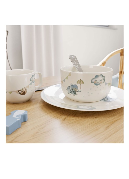 Villeroy & Boch Walk like an Elephant kinderbeker  - detail 3 gebroken wit