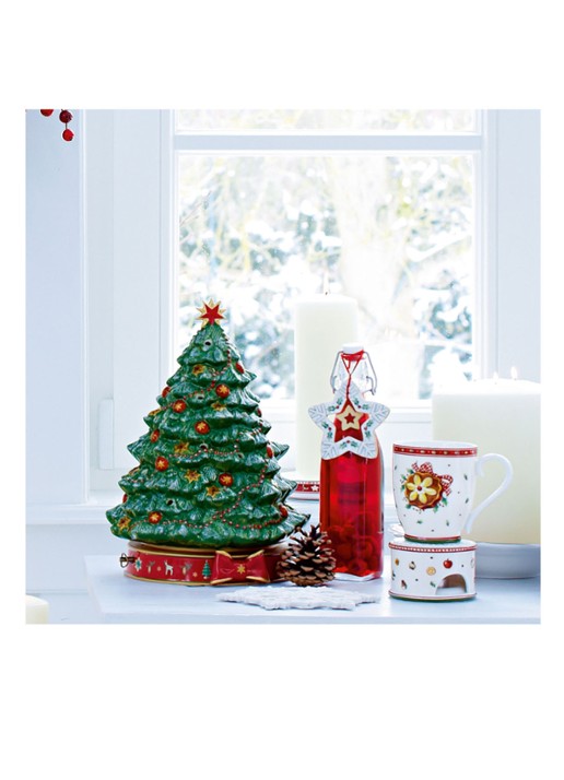 Villeroy & Boch Waxinelichthouder met muziek 33 cm - detail 4 groen