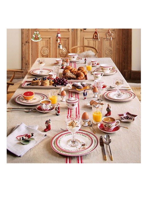 Villeroy & Boch Winter Bakery Delight Kerst ontbijtbord 21 cm - detail 7 gebroken wit