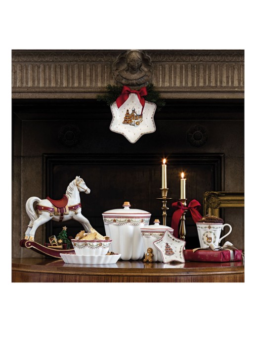 Villeroy & Boch Winter Bakery Delight Kerst partyschaal 24 cm - detail 5 gebroken wit