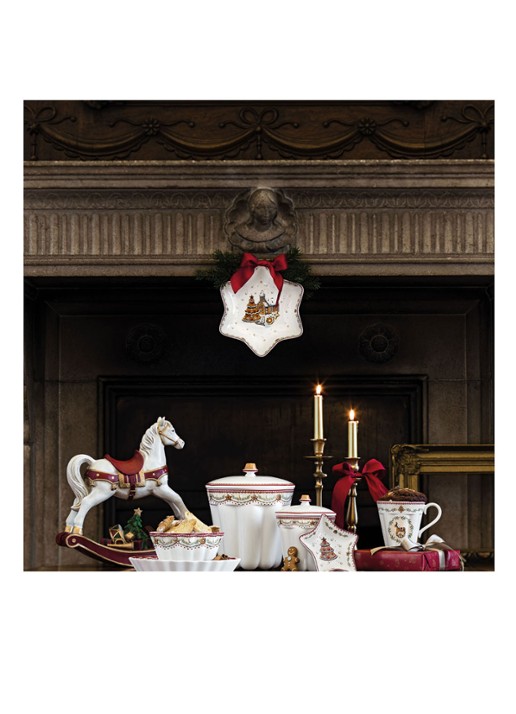 Villeroy & Boch Winter Bakery Delight Kerst partyschaal 24 cm - detail 7 gebroken wit