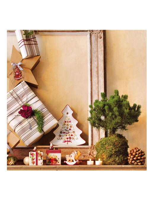 Villeroy & Boch Winter Bakery Delight Kerst partyschaal 26,5 cm - detail 4 gebroken wit