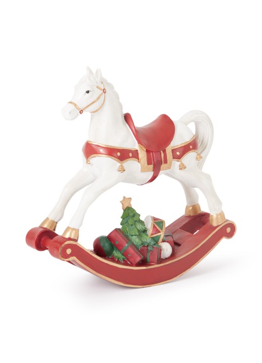 Villeroy & Boch Winter Collage schommelpaard 32,8 cm