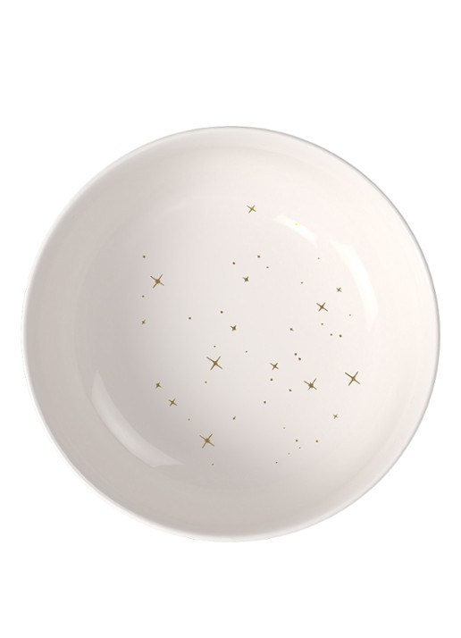 Villeroy & Boch Winter Glow kom 15 cm - voorkant 2 gebroken wit