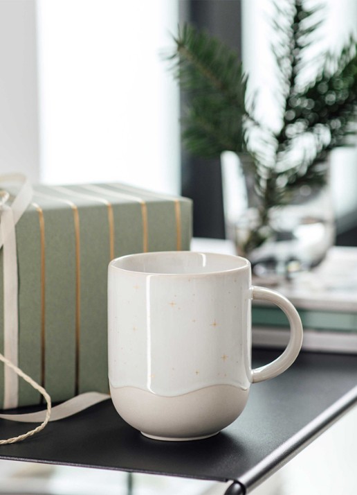 Villeroy & Boch Winter Glow mok 35 cl - detail 5 gebroken wit