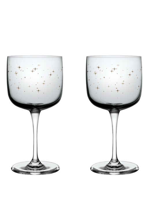 Villeroy & Boch Winter Glow witte wijnglas 27 cl set van 2