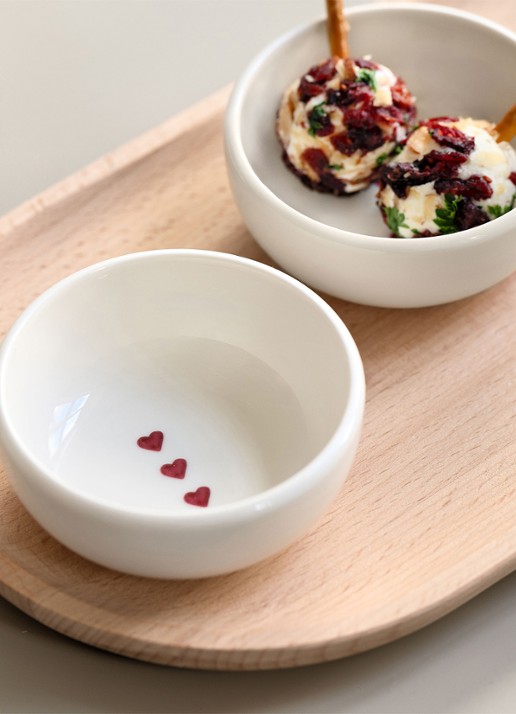 Villeroy & Boch With Love dipschaal 8 cm - achterkant wit