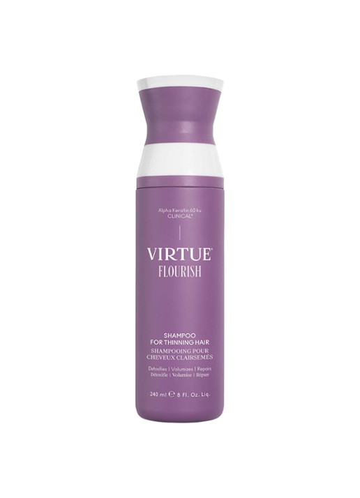 Virtue Flourish Shampoo Purple - shampoo voor fijn haar - voorkant 3 undefined