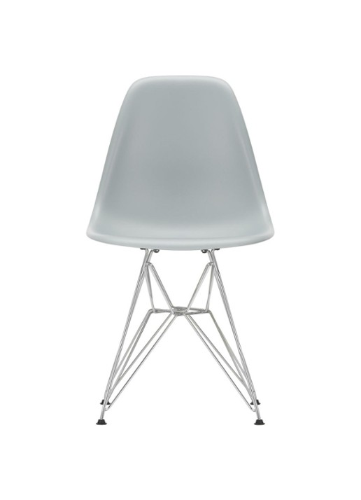Vitra Eames DSR stoel met verchroomd onderstel