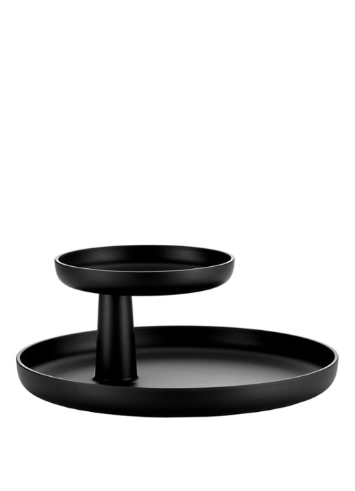 Vitra Rotary Tray dienblad etagere  - voorkant zwart