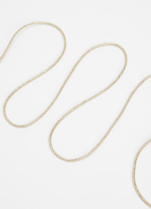 Vivant Gleam glitterkoord 20 meter x 3 mm - voorkant 2 goud