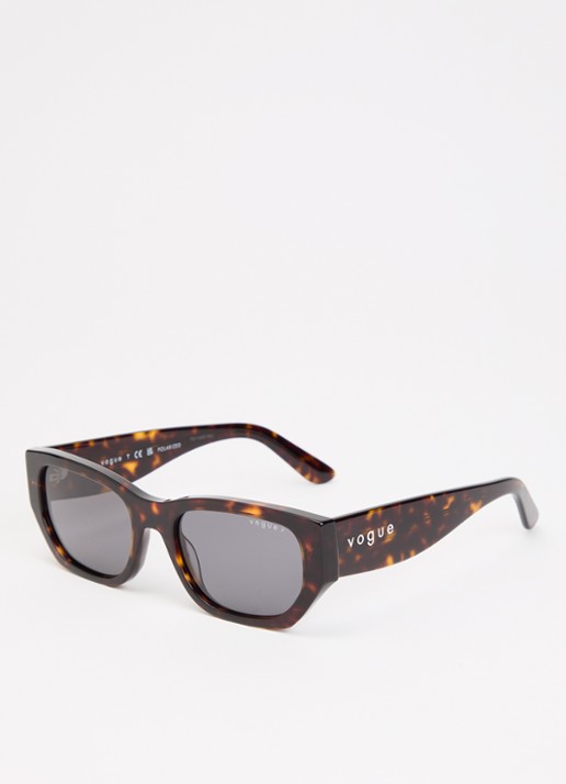 VOGUE Cat Eye zonnebril gepolariseerd VO5586S - voorkant donkerbruin