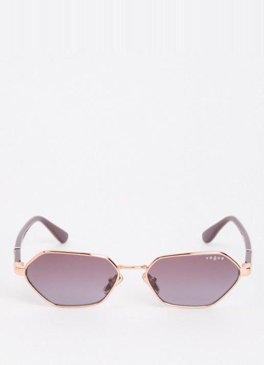 VOGUE Cat Eye zonnebril VO4349S - detail 2 roségoud