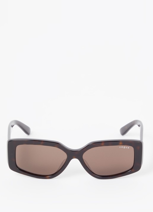 VOGUE Retro zonnebril VO5642SU  - detail donkerbruin