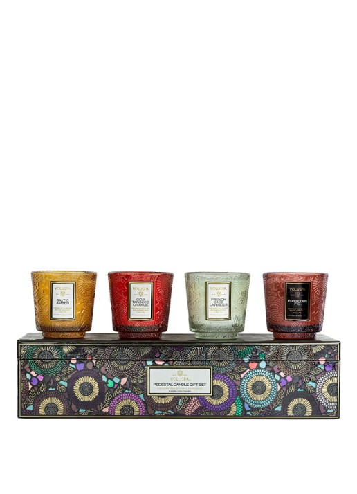 Voluspa Japonica Giftset - geurkaars set - voorkant multicolor