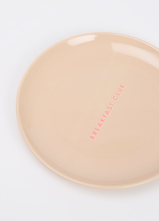 Vondels Breakfast Club ontbijtbord 22 cm - detail 3 beige