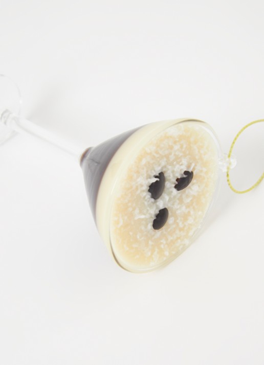 Vondels brown espresso martini  H9cm - detail donkerbruin