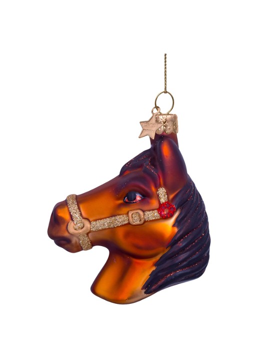 Vondels brown horse H8.5cm - detail 2 multicolor
