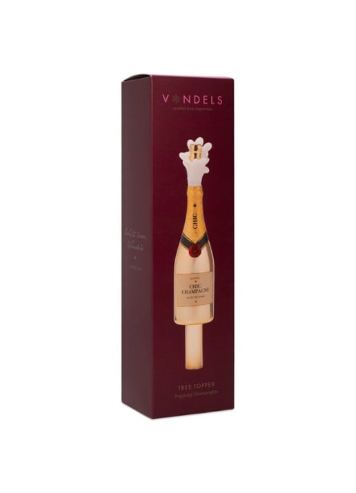 Vondels Champagne Popper Fles piek 15,5 cm - detail 2 goud