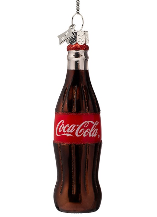 Vondels Coca Cola kersthanger 12 cm - detail 3 bruin