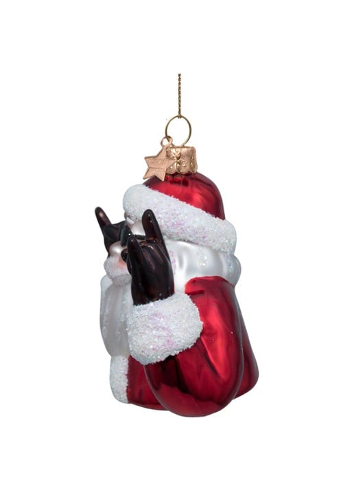 Vondels Coole santa kersthanger 9 cm