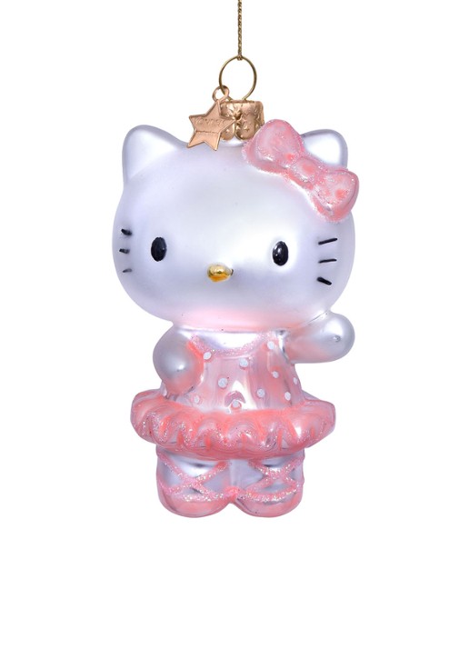 Vondels Hello Kitty ballerina H9.5cm w/box - voorkant multicolor
