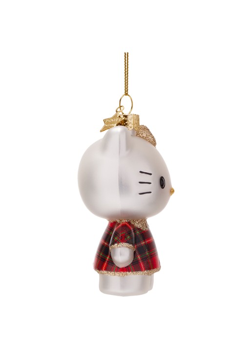Vondels Hello Kitty kersthanger 9 cm - voorkant 3 rood
