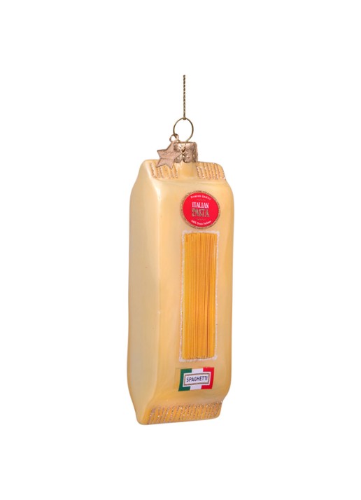Vondels Italiaanse Spaghetti kersthanger 11 cm - detail 2 multicolor