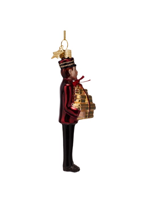 Vondels Jongen met Cadeautjes 13,5 cm - voorkant 4 goud