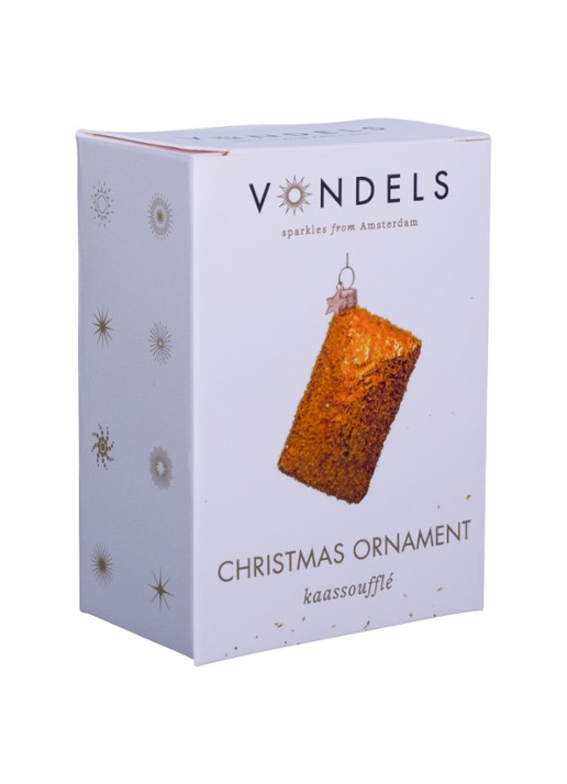 Vondels Kaassoufflé kersthanger 4,5 cm - detail 5 multicolor