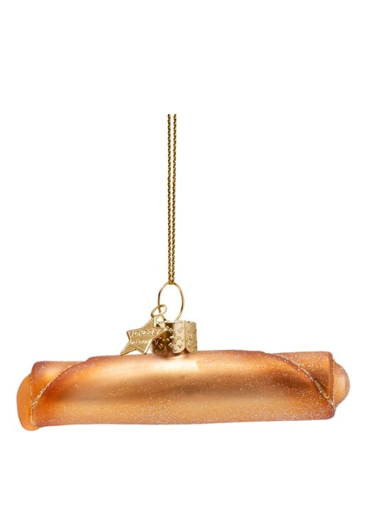 Vondels Kaastengel kersthanger 3 cm - achterkant 5 goud