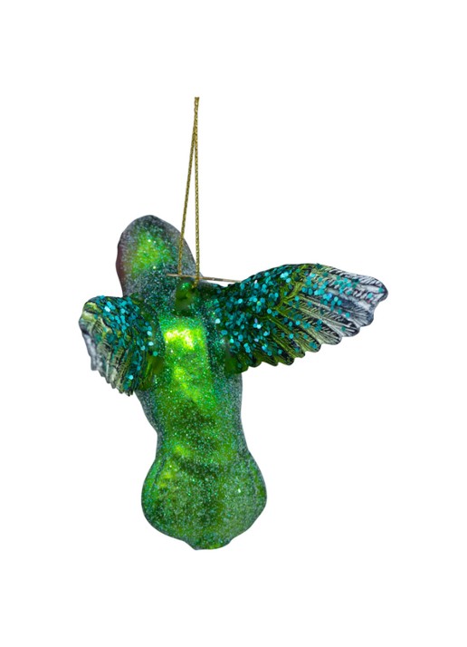 Vondels Kolibrie kersthanger 8,5 cm - detail 4 multicolor