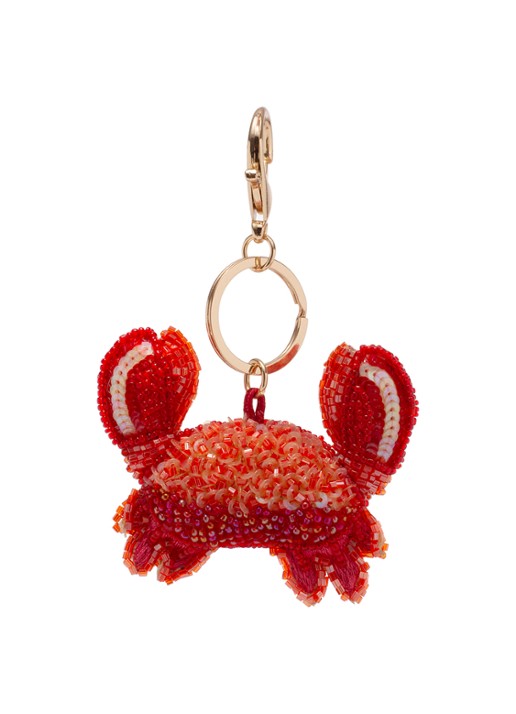 Vondels Krab sleutelhanger - voorkant rood