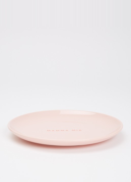 Vondels Mama Mia ontbijtbord 22 cm - voorkant 2 roze