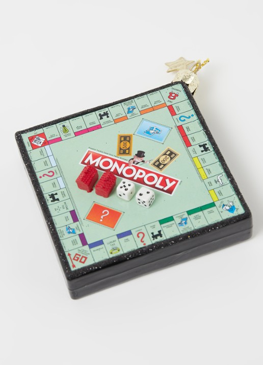 Vondels Monopoly Playing Board kersthanger 8 cm - detail 3 mint
