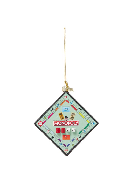 Vondels Monopoly Playing Board kersthanger 8 cm - voorkant mint